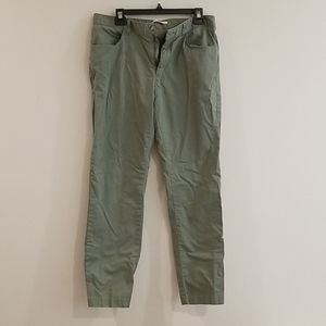 Calvin Klein Slim Fit 33x32 Pants Olive Army Green